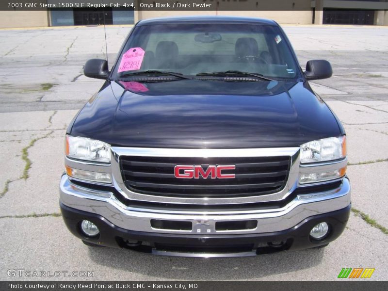 Onyx Black / Dark Pewter 2003 GMC Sierra 1500 SLE Regular Cab 4x4