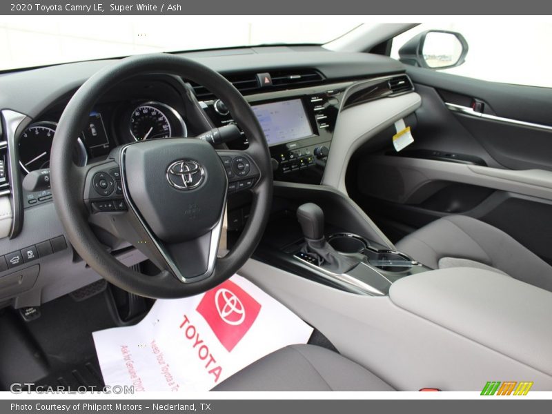 Super White / Ash 2020 Toyota Camry LE