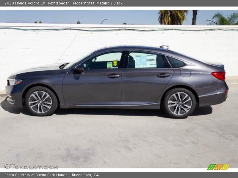 Modern Steel Metallic / Black 2020 Honda Accord EX Hybrid Sedan