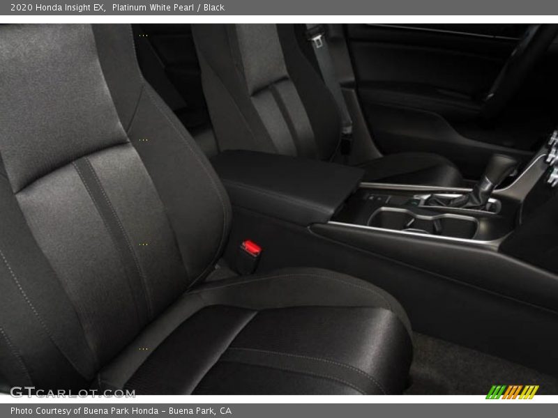 Platinum White Pearl / Black 2020 Honda Insight EX