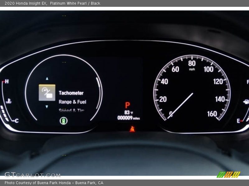 Platinum White Pearl / Black 2020 Honda Insight EX