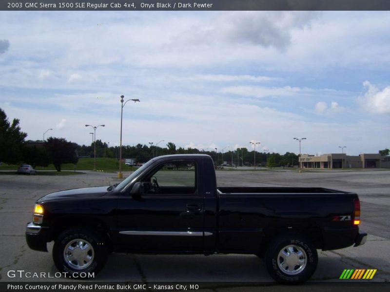 Onyx Black / Dark Pewter 2003 GMC Sierra 1500 SLE Regular Cab 4x4