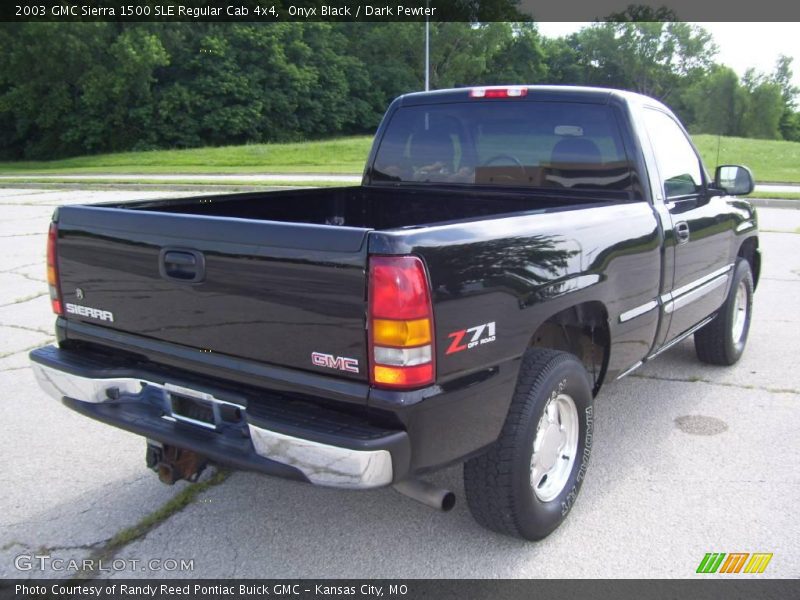 Onyx Black / Dark Pewter 2003 GMC Sierra 1500 SLE Regular Cab 4x4