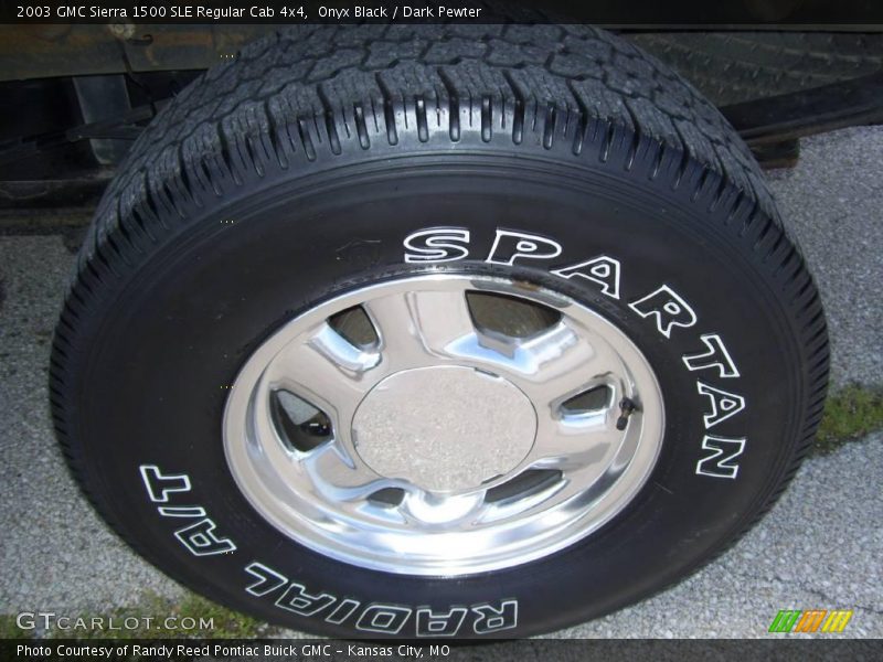 Onyx Black / Dark Pewter 2003 GMC Sierra 1500 SLE Regular Cab 4x4