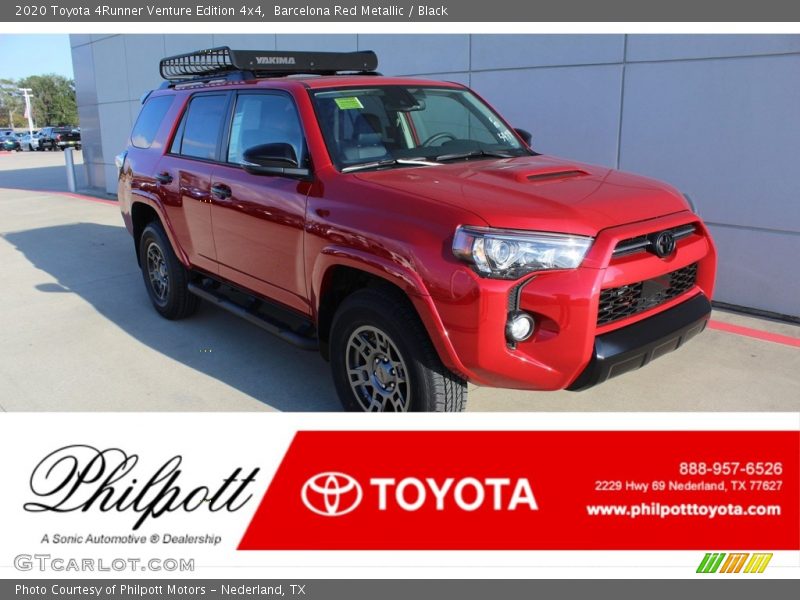 Barcelona Red Metallic / Black 2020 Toyota 4Runner Venture Edition 4x4