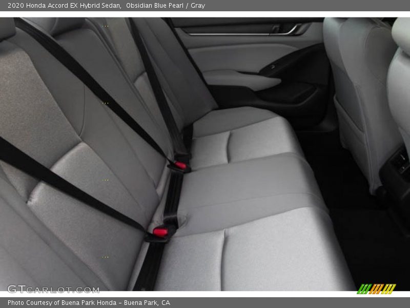 Obsidian Blue Pearl / Gray 2020 Honda Accord EX Hybrid Sedan