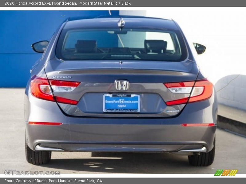 Modern Steel Metallic / Black 2020 Honda Accord EX-L Hybrid Sedan