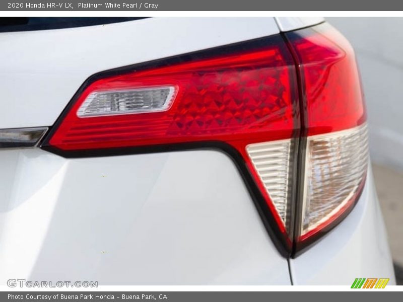 Platinum White Pearl / Gray 2020 Honda HR-V LX