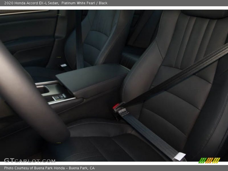 Platinum White Pearl / Black 2020 Honda Accord EX-L Sedan