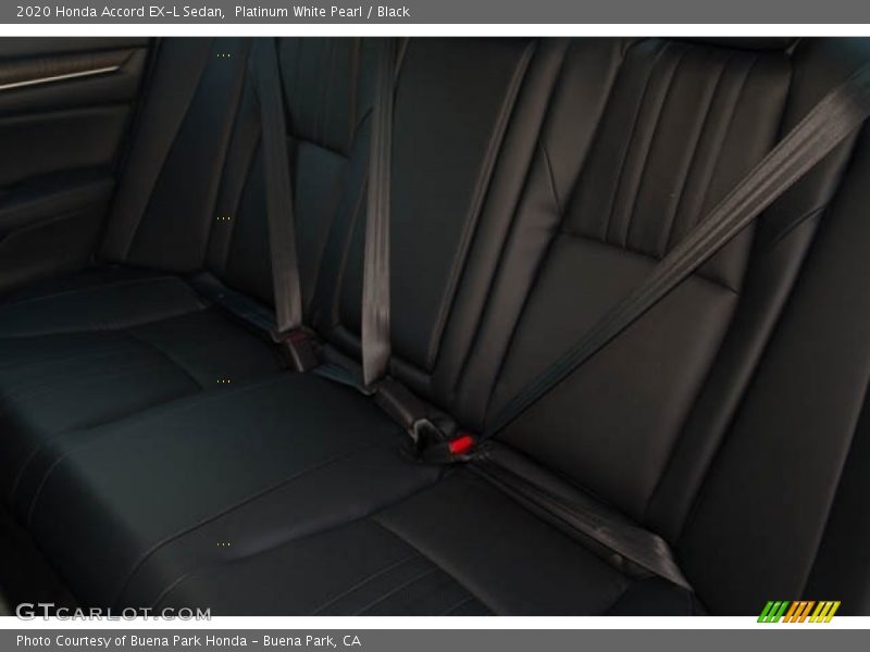 Platinum White Pearl / Black 2020 Honda Accord EX-L Sedan