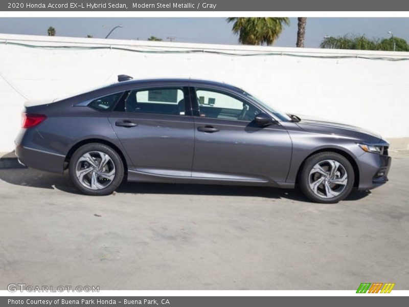 Modern Steel Metallic / Gray 2020 Honda Accord EX-L Hybrid Sedan