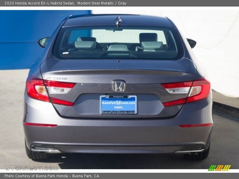 Modern Steel Metallic / Gray 2020 Honda Accord EX-L Hybrid Sedan