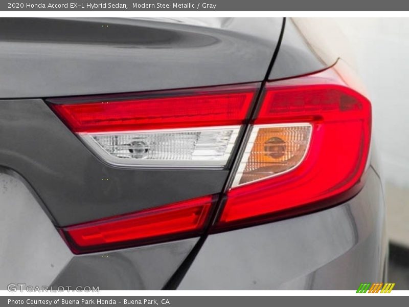 Modern Steel Metallic / Gray 2020 Honda Accord EX-L Hybrid Sedan