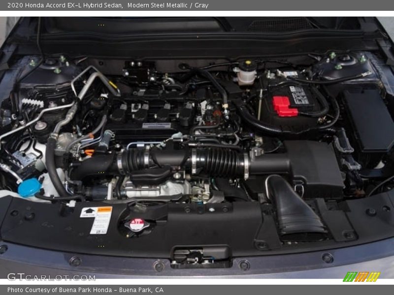 Modern Steel Metallic / Gray 2020 Honda Accord EX-L Hybrid Sedan