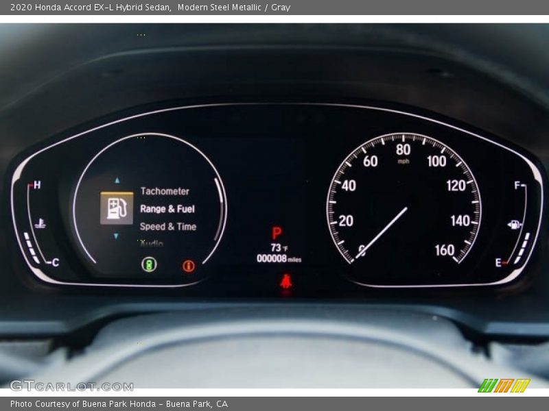 Modern Steel Metallic / Gray 2020 Honda Accord EX-L Hybrid Sedan