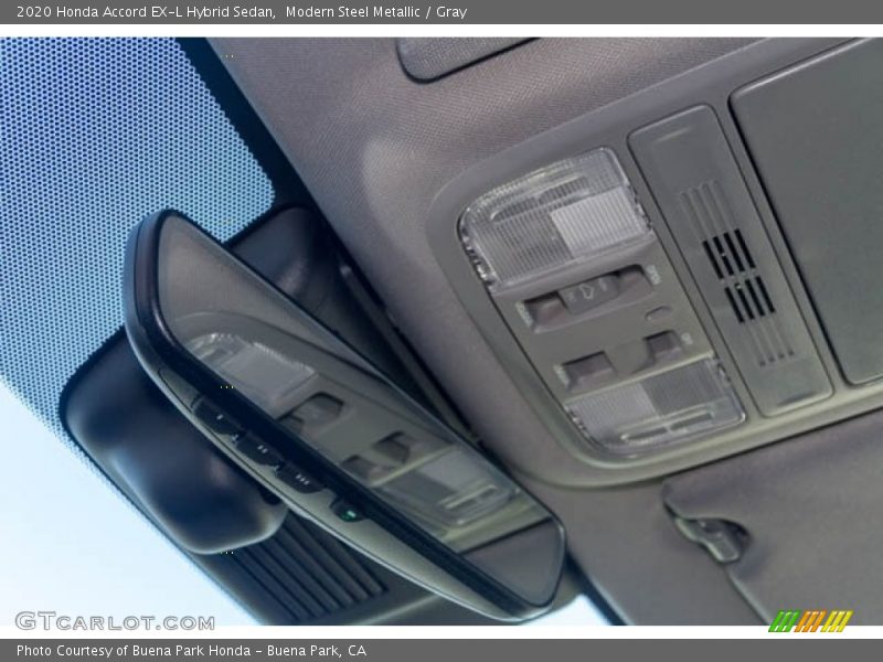 Modern Steel Metallic / Gray 2020 Honda Accord EX-L Hybrid Sedan