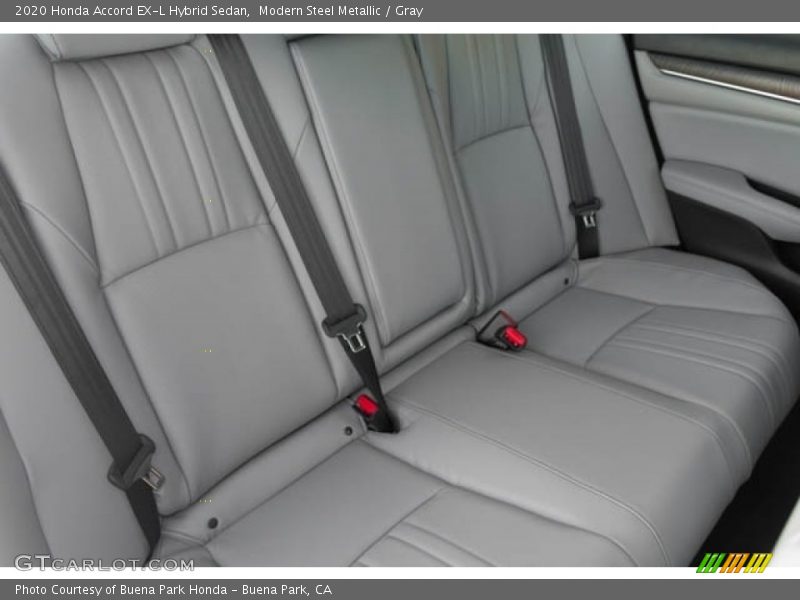 Modern Steel Metallic / Gray 2020 Honda Accord EX-L Hybrid Sedan