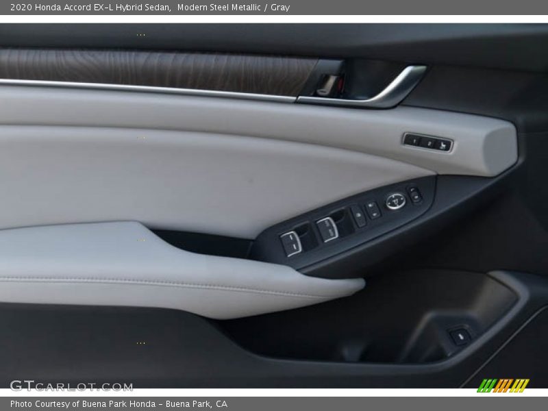Modern Steel Metallic / Gray 2020 Honda Accord EX-L Hybrid Sedan