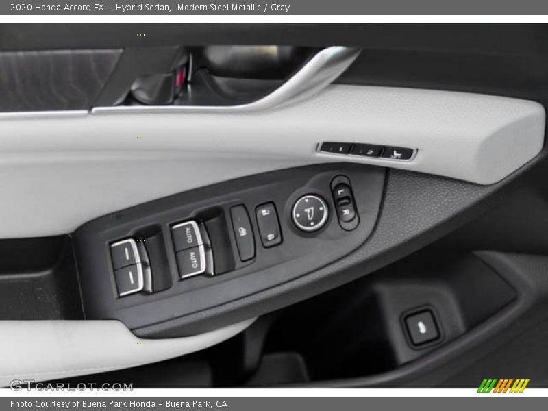 Modern Steel Metallic / Gray 2020 Honda Accord EX-L Hybrid Sedan