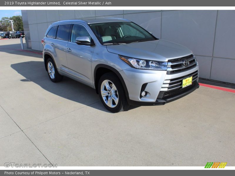 Celestial Silver Metallic / Ash 2019 Toyota Highlander Limited