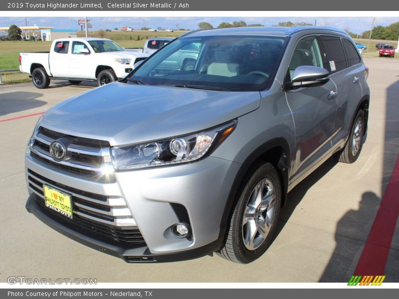 Celestial Silver Metallic / Ash 2019 Toyota Highlander Limited