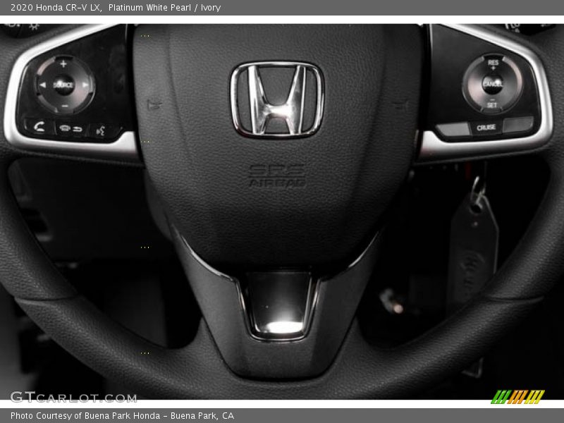 Platinum White Pearl / Ivory 2020 Honda CR-V LX