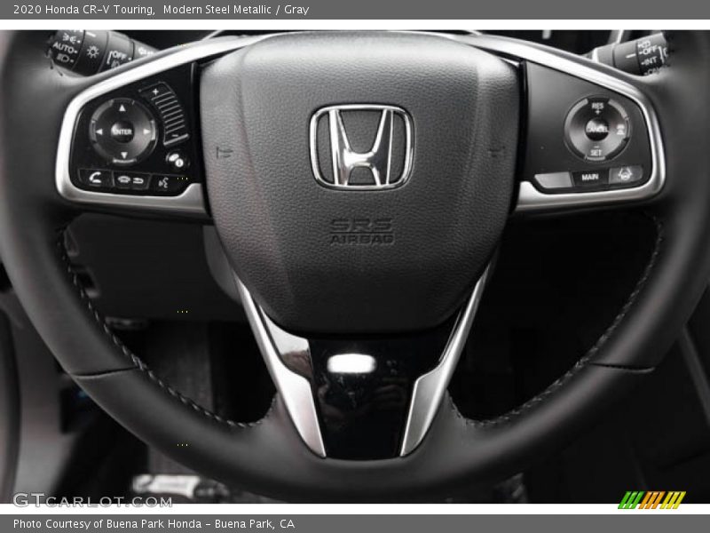 Modern Steel Metallic / Gray 2020 Honda CR-V Touring