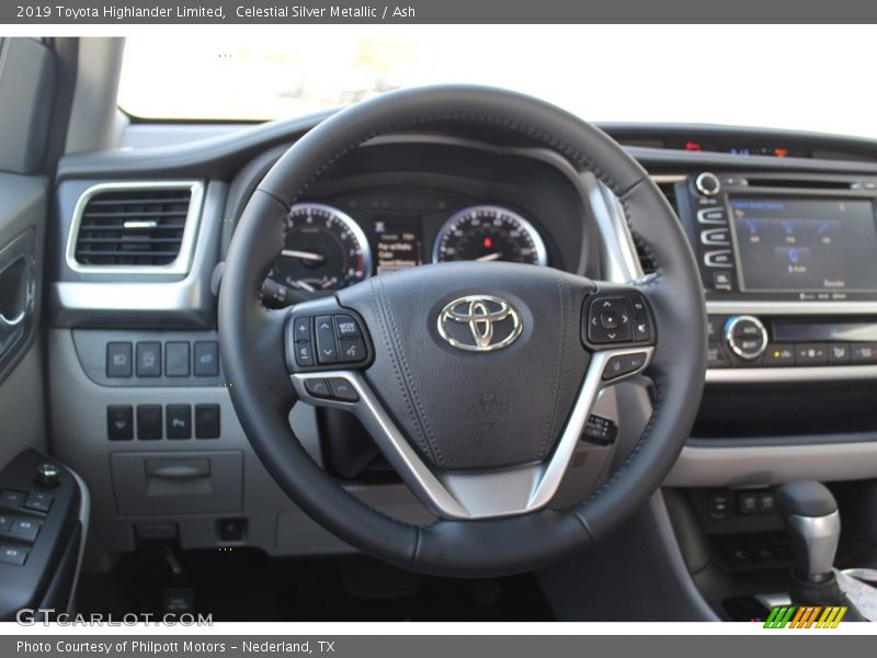 Celestial Silver Metallic / Ash 2019 Toyota Highlander Limited