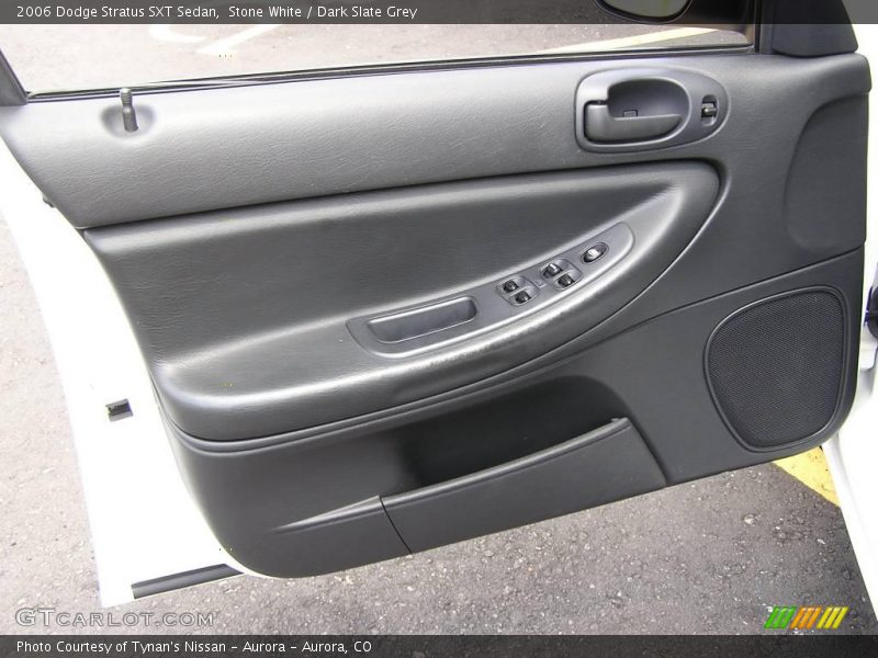 Stone White / Dark Slate Grey 2006 Dodge Stratus SXT Sedan