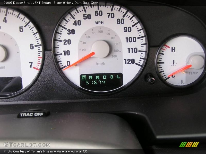 Stone White / Dark Slate Grey 2006 Dodge Stratus SXT Sedan