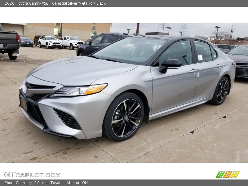 Celestial Silver Metallic / Black 2020 Toyota Camry XSE