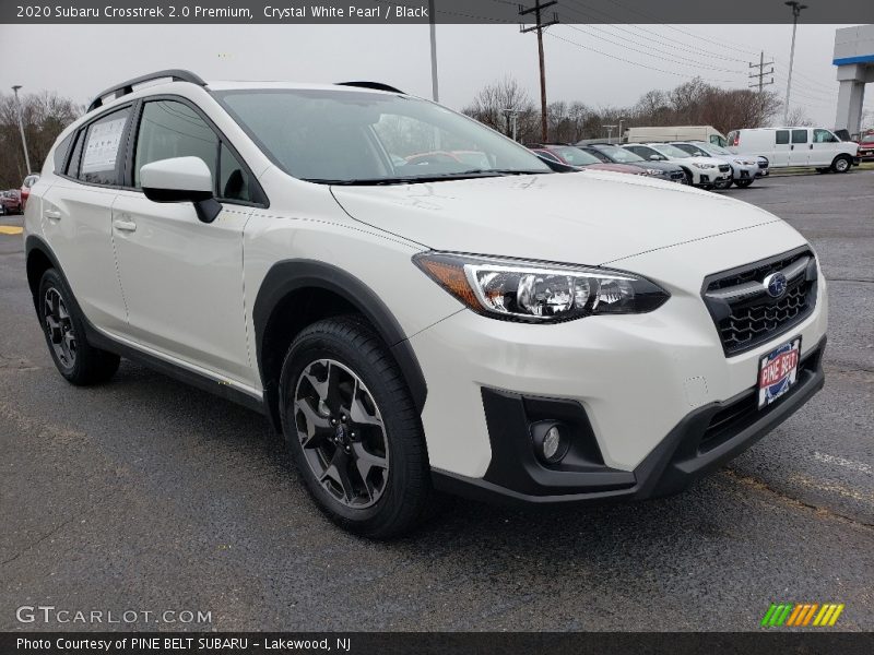 Crystal White Pearl / Black 2020 Subaru Crosstrek 2.0 Premium