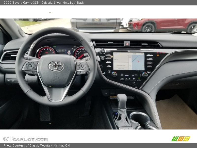 Celestial Silver Metallic / Black 2020 Toyota Camry XSE