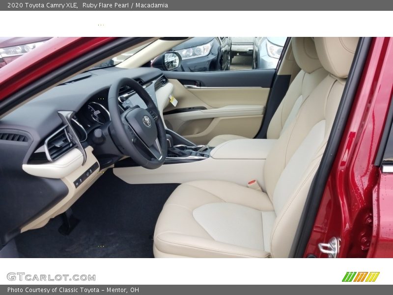 Front Seat of 2020 Camry XLE