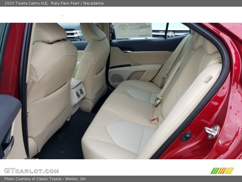 Rear Seat of 2020 Camry XLE