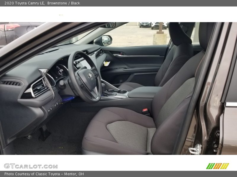 Front Seat of 2020 Camry LE