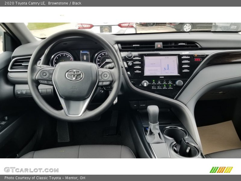 Dashboard of 2020 Camry LE