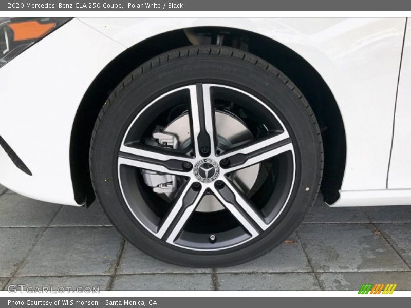 Polar White / Black 2020 Mercedes-Benz CLA 250 Coupe
