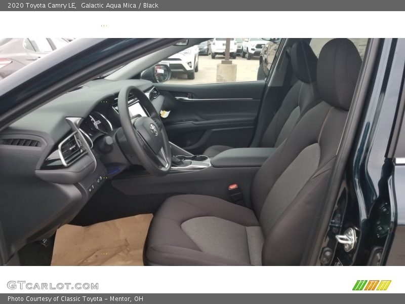 Galactic Aqua Mica / Black 2020 Toyota Camry LE