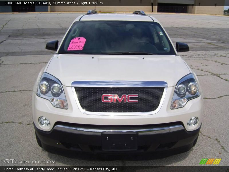 Summit White / Light Titanium 2008 GMC Acadia SLE AWD