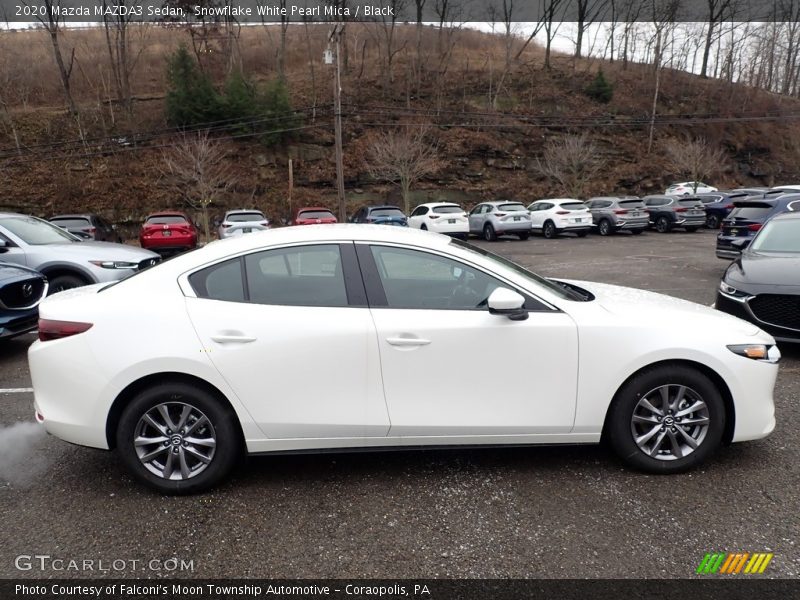 Snowflake White Pearl Mica / Black 2020 Mazda MAZDA3 Sedan
