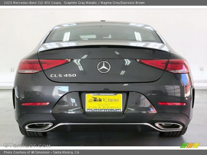 Graphite Gray Metallic / Magma Grey/Espresso Brown 2020 Mercedes-Benz CLS 450 Coupe