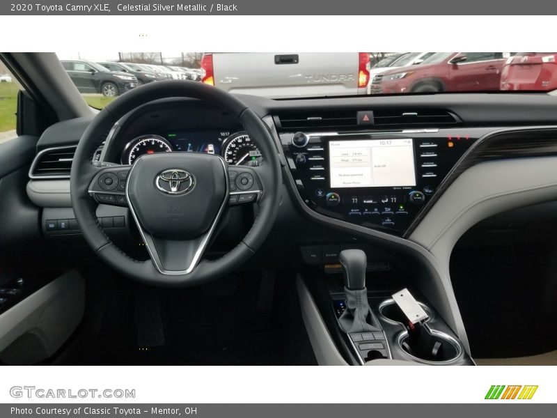 Celestial Silver Metallic / Black 2020 Toyota Camry XLE
