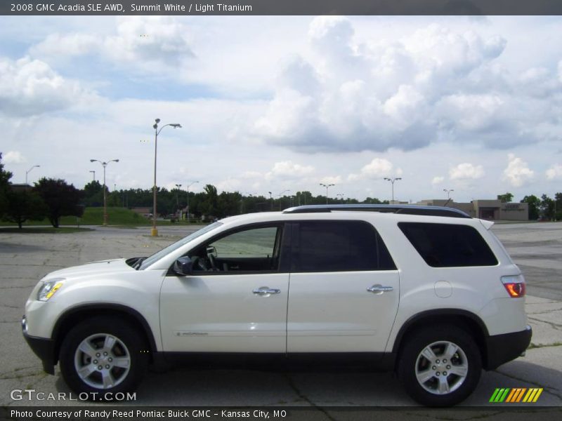 Summit White / Light Titanium 2008 GMC Acadia SLE AWD