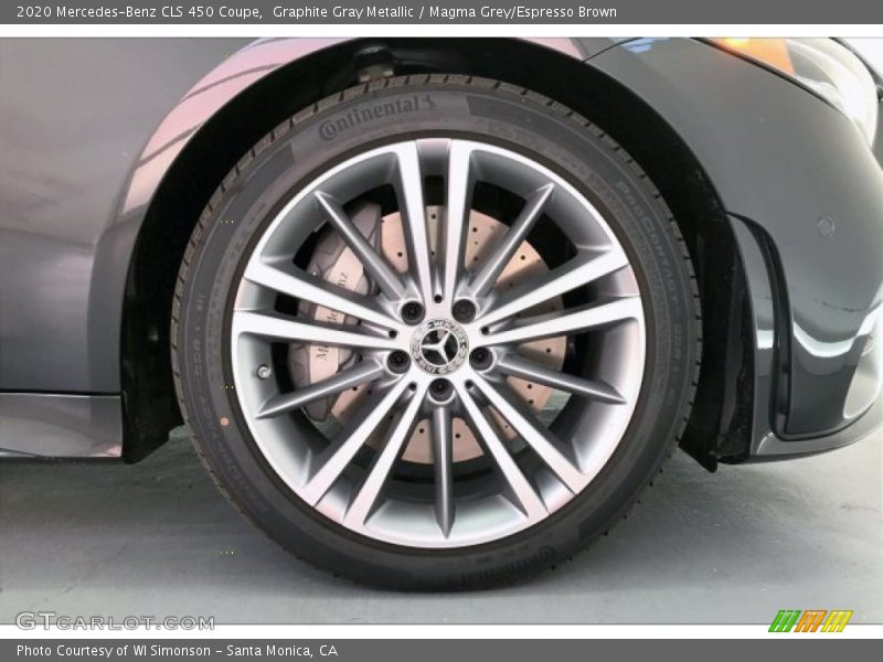 Graphite Gray Metallic / Magma Grey/Espresso Brown 2020 Mercedes-Benz CLS 450 Coupe