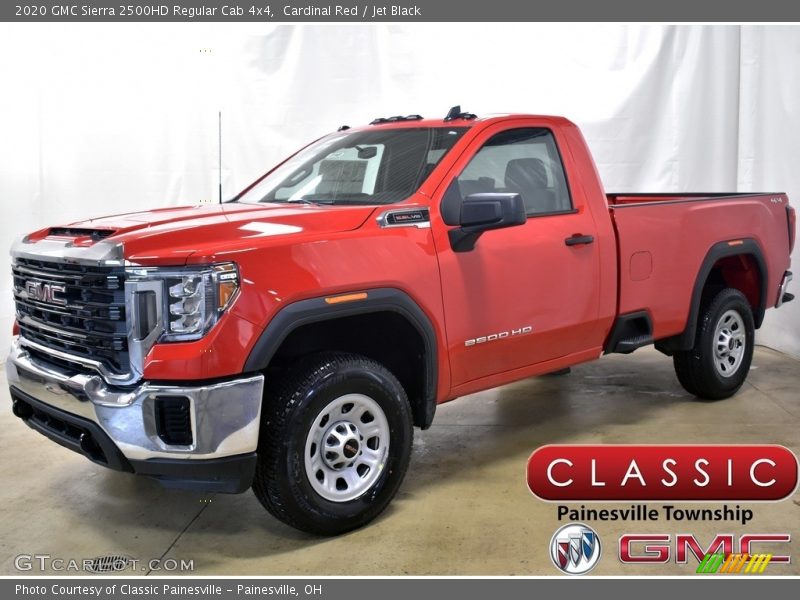 Cardinal Red / Jet Black 2020 GMC Sierra 2500HD Regular Cab 4x4