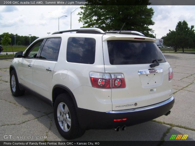 Summit White / Light Titanium 2008 GMC Acadia SLE AWD