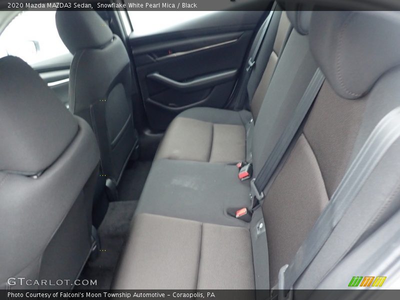 Snowflake White Pearl Mica / Black 2020 Mazda MAZDA3 Sedan