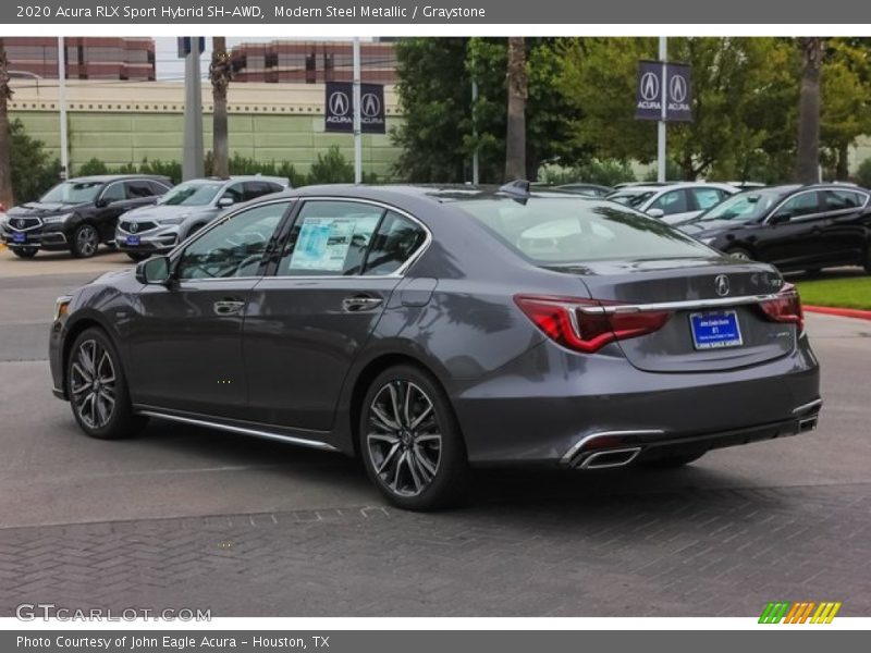 Modern Steel Metallic / Graystone 2020 Acura RLX Sport Hybrid SH-AWD