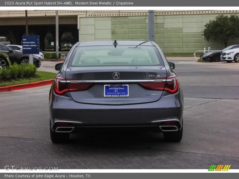Modern Steel Metallic / Graystone 2020 Acura RLX Sport Hybrid SH-AWD